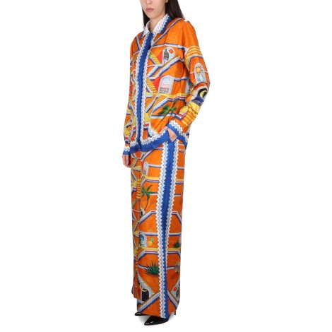casablanca printed shirt