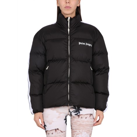 palm angels down jacket with logo