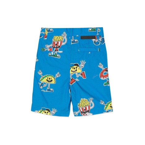 stella mccartney allover print bermuda shorts