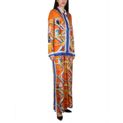 casablanca escalier print pants