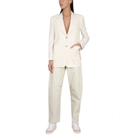 palm angels blazer with knit detail