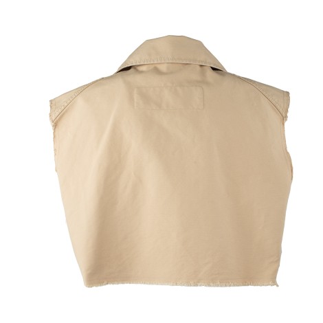 Gilet canvas frangette 2 ganci