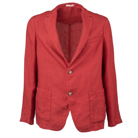 Blazer Altea in lino tinto in capo mattone