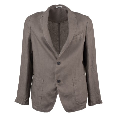 Blazer Altea in lino tinto in capo tortora
