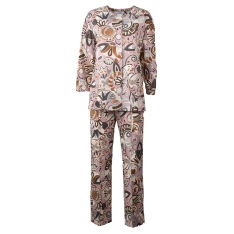Completo blusa ilenia pantalone licia cotone fantasia