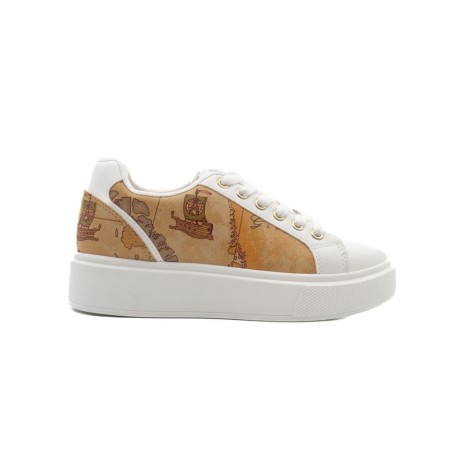 Sneakers Donna Bianco ALVIERO MARTINI Pelle