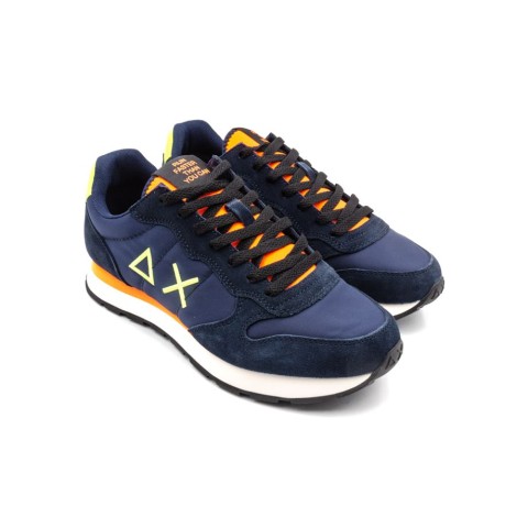Sneakers Uomo Navy blue SUN68 Pelle