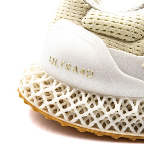 Sneakers Unisex White/gold ADIDAS Pelle