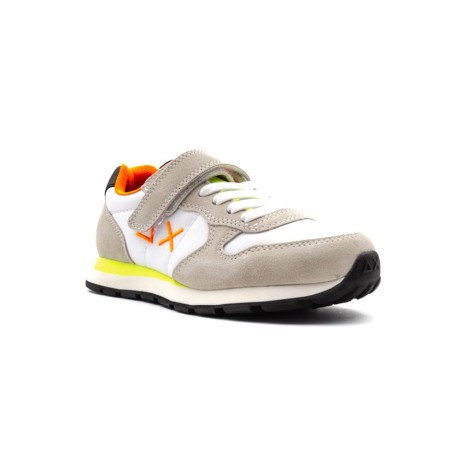 Sneakers Bambino Bianco SUN68 Pelle