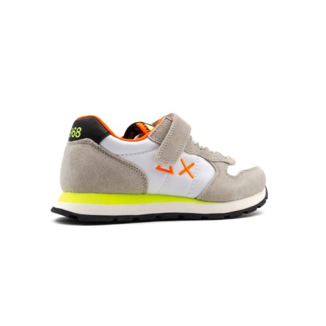 Sneakers Bambino Bianco SUN68 Pelle