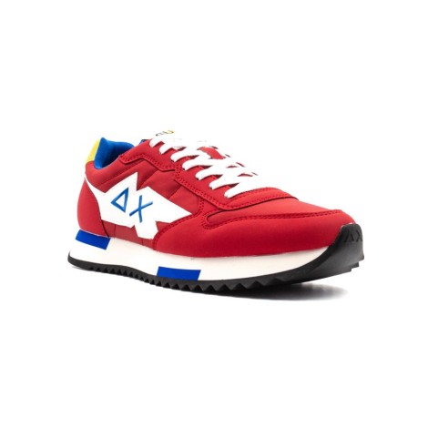 Sneakers Uomo Rosso SUN68 Pelle