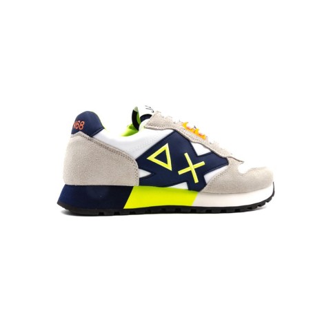 Sneakers Uomo Bianco SUN68 Pelle