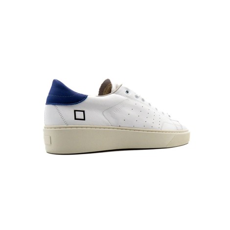 Sneakers Uomo White/blue D.A.T.E.  Pelle
