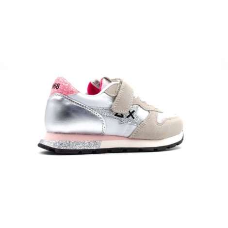 Sneakers Bambino Bianco SUN68 Pelle