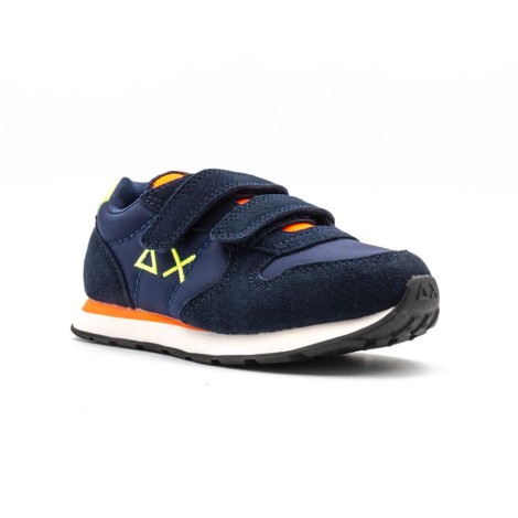 Sneakers Bambino Navy blue SUN68 Pelle