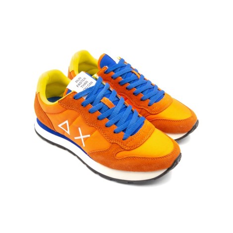 Sneakers Uomo Arancione SUN68 Pelle