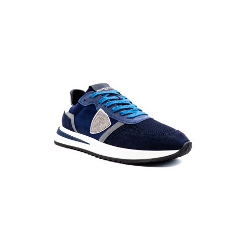 Sneakers Uomo Bleu PHILIPPE MODEL Pelle