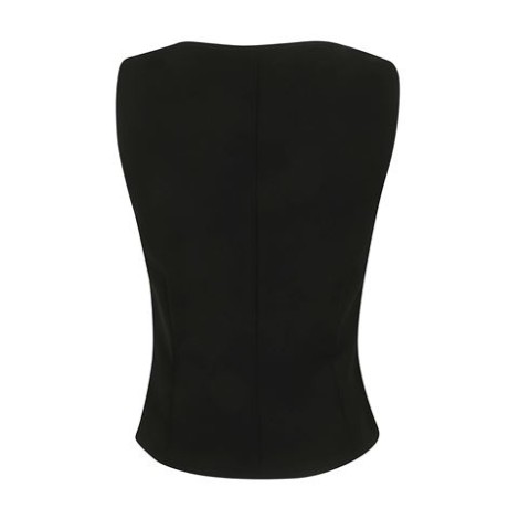 Top di Boutique Moschino, da donna, colore nero. Modello senza maniche, caratterizzato da bustier sul petto e scollo squadrato. Vestibilità slim. 