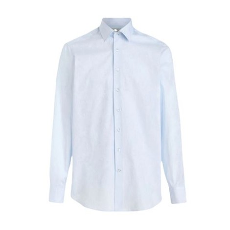 Camicia di Etro, da uomo, colore azzurro. Modello a maniche lunghe, realizzato in cotone jacquard. Caratterizzato da motivi Paisley tono su tono, colletto classico e chiusura con bottoni. Polsini con bottone. Vestibilità slim. 