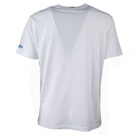 T-shirt in cotone bianca con ricamo Gin Mare