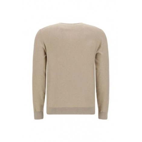 Maglia di Ballantyne, da uomo, colore beige. Caratterizzato dall' iconico intarsio Rombo. Realizzato con i filati del cotone e del cashmere. Girocollo e maniche lunghe. Vestibilità regolare. 