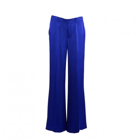Pantalone P.a.r.o.s.h. ROMEA in viscosa bluette