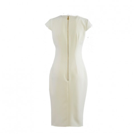 Abito Elisabetta Franchi AB361 avorio