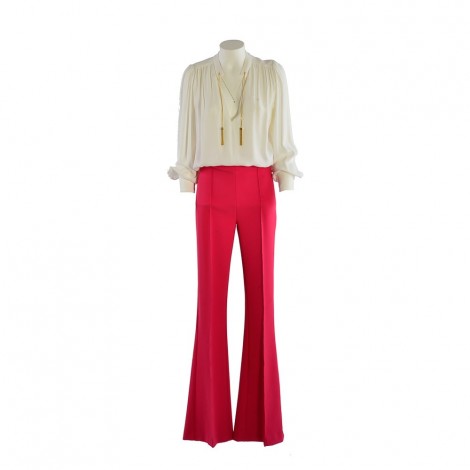 Pantalone Elisabetta Franchi PA047 fucsia