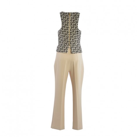 Pantalone Elisabetta Franchi PA059 burro