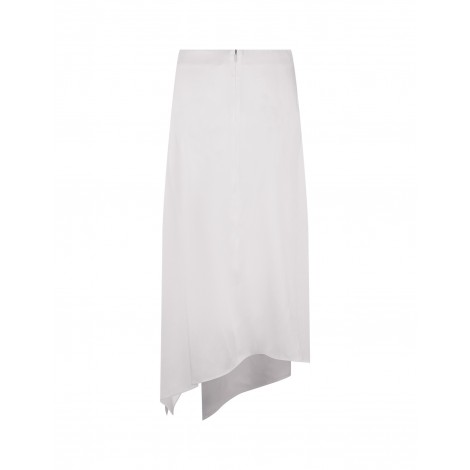 STELLA MCCARTNEY Gonna Midi Asimmetrica Bianca
