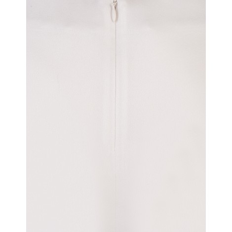 STELLA MCCARTNEY Gonna Midi Asimmetrica Bianca