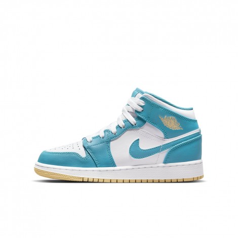 Jordan 1 Mid Aquatone (GS)