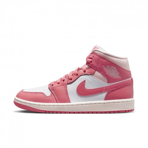 Jordan 1 Mid Strawberries and Cream (Women's)