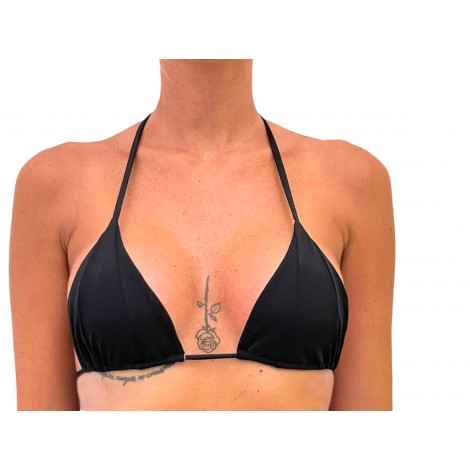 HIPPIE SHOP FORMENTERA COSTUME TOP MUSIC NERO 14HSFTMNERO