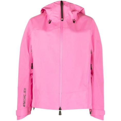 MONCLER GRENOBLE giacca leggera rosa fenicottero impermeabile GORE-TEX® 