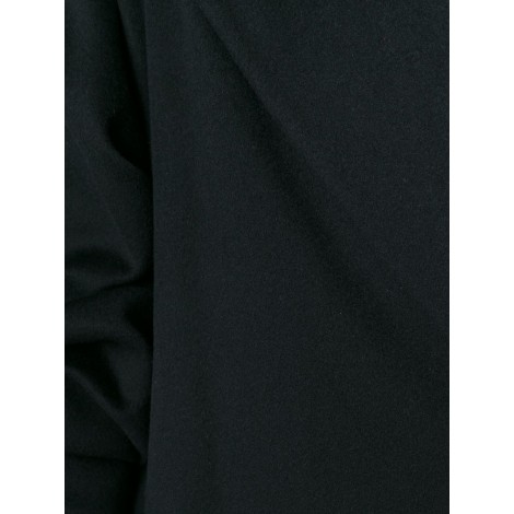 ALBERTO BIANI Cappotto svasato di media lunghezza in lana vergine nera