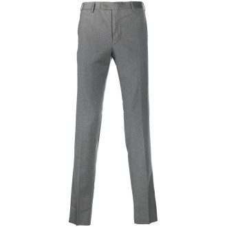 PT TORINO pantalone sartoriale grigio in lana vergine