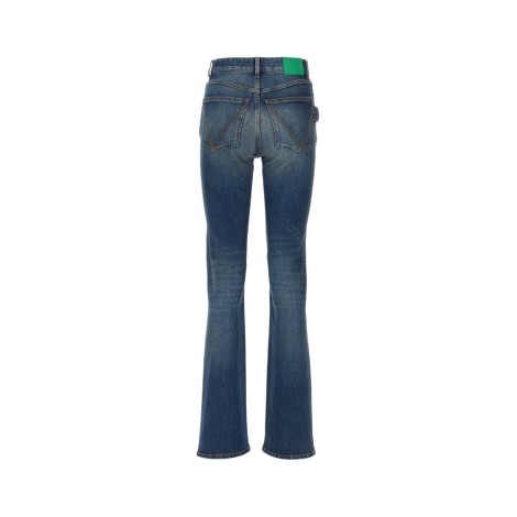 BOTTEGA VENETA Jeans strech in cotone lavaggio chiaro con 5 tasche