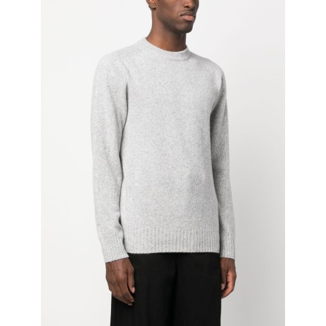 ALTEA maglione girocollo grigio in lana vergine e cashmere