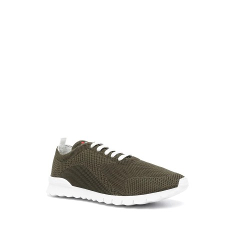 KITON Sneakers Running ''FIT'' Verde Militare