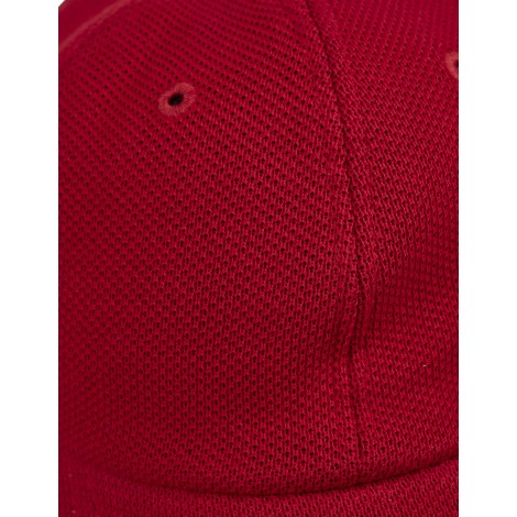 KITON Cappello Da Baseball Rosso Con Logo Laterale