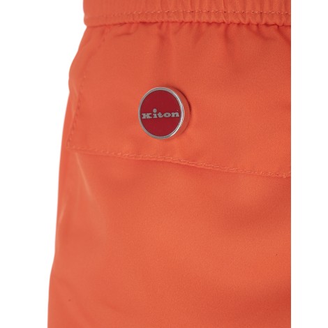 KITON Shorts Da Mare Arancioni