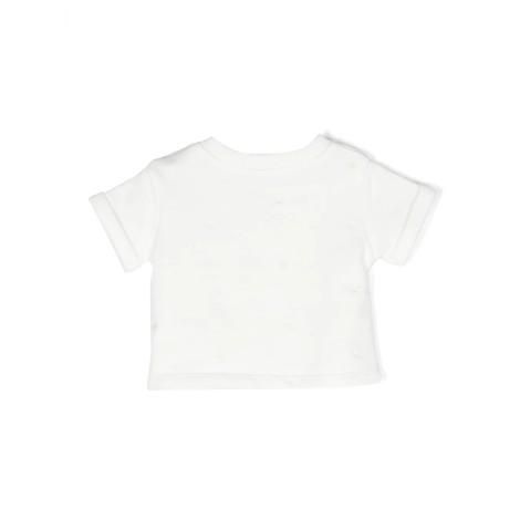 BONPOINT T-Shirt Bianca Con Ciliegie All-Over