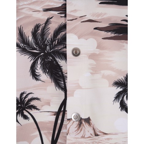 PALM ANGELS Camicia Con Stampa Hawaiian All-Over