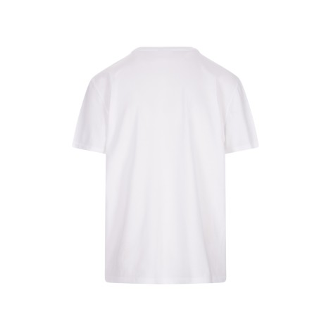 ALEXANDER MCQUEEN T-Shirt McQueen Bianca Con Stampa Logo