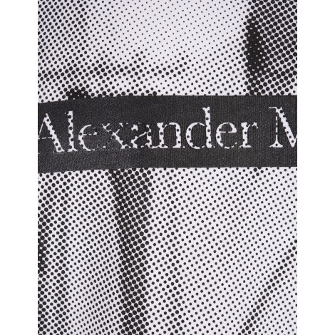 ALEXANDER MCQUEEN T-Shirt Bianca Con Stampa Grafica