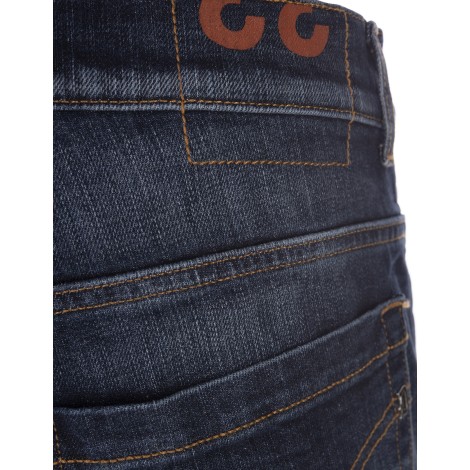 DONDUP Jeans George Skinny In Denim Stretch Blu Scuro