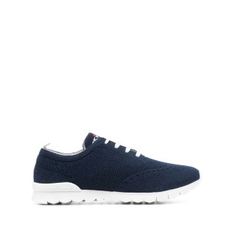 KITON Sneakers Running In Cashmere Blu Scuro