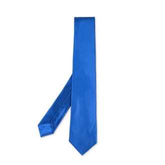 KITON Cravatta In Seta Blu Royal