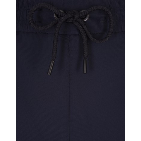 MONCLER Pantaloni In Nylon Blu Navy